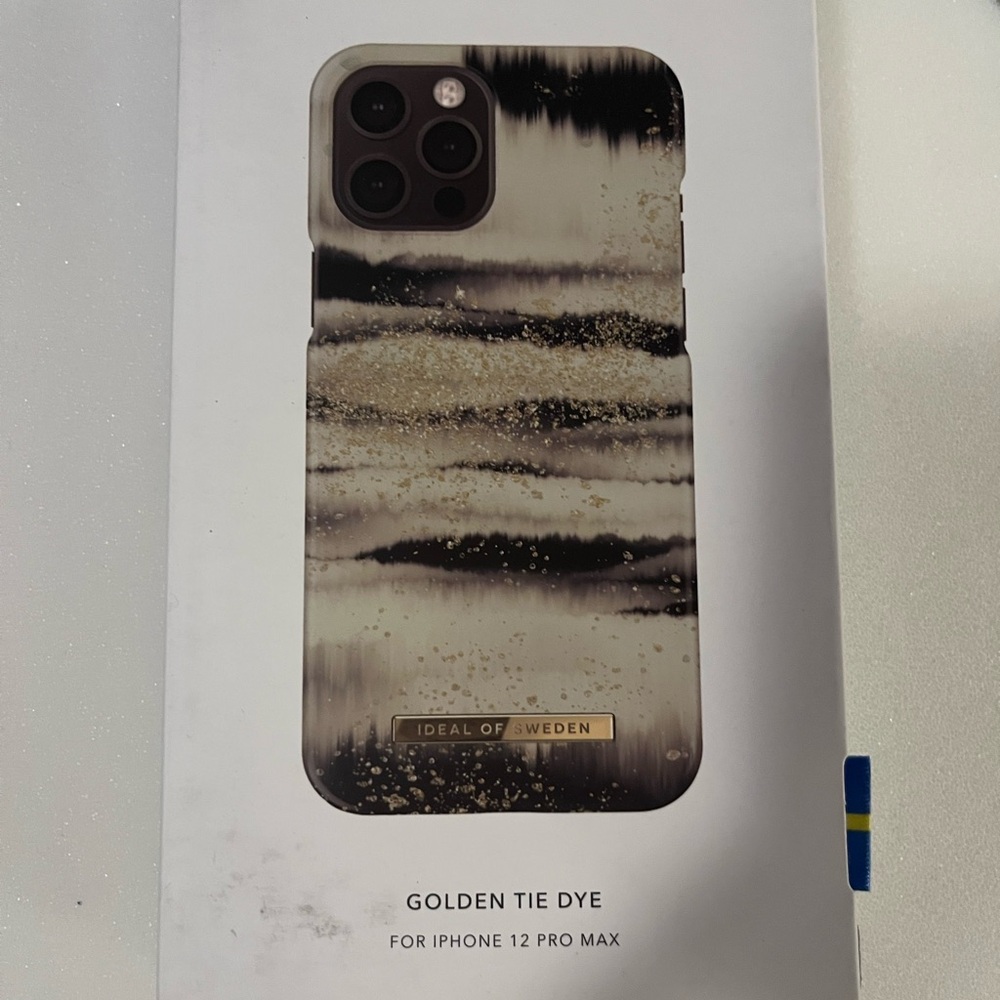 Gold and Black Artistic iPhone Case